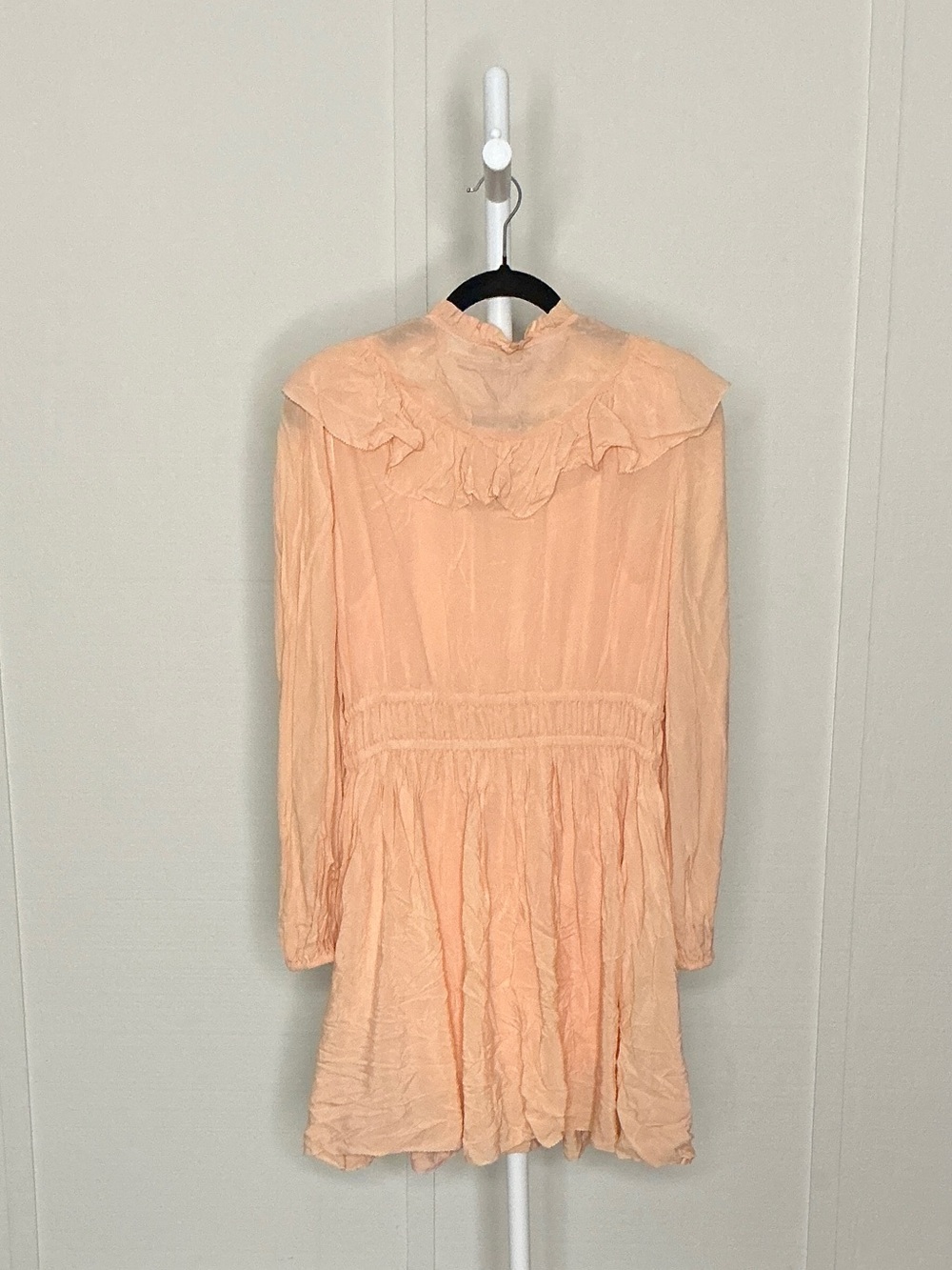 With Tag | Maje Riava Ruffle Ruched Dress - Picture 4 of 8